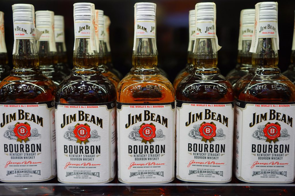 Jim Beam bottles