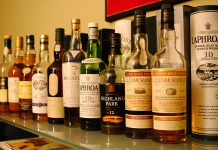 Single malt bottles